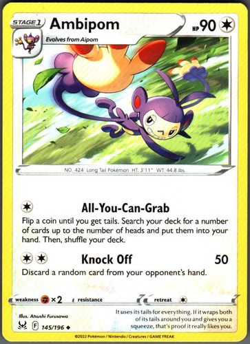 Ambipom 145 196 uncommon - ambipom, 145/196
