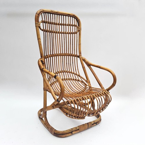 Bamboo rattan lounge chair - lounge,