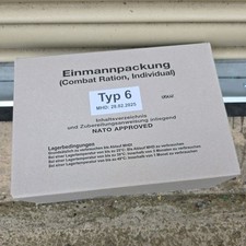 New Sealed German Combat Ration Individual Pack MRE 2025 Menu Type 6 Rations
