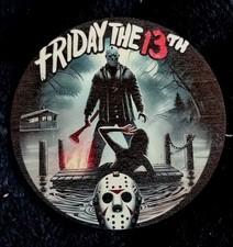 Coaster Horror 10cm Friday The 13th Wooden Coaster Jason Free Post