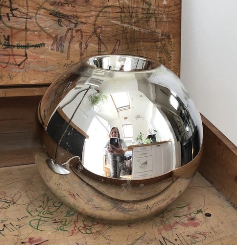 Vtg mercury mirrored glass - vtg,