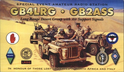 Vintage qsl card gb2ass - gb2ass, lrdg