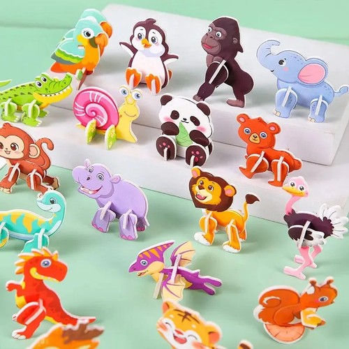 30pcs mini animal jigsaw - animal,
