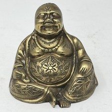 Brass buddha incense holder - brass,