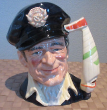ROYAL DOULTON(item1756) YACHTSMAN D6820 LARGE CHARACTER JUG MINT CONDITION.