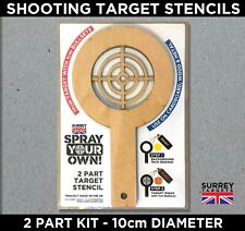 Shooting Target STENCIL 2 PART KIT 10cm Air Rifle Pistol Marksman NERF Crossbow