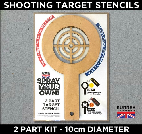 Shooting target stencil part - shooting,