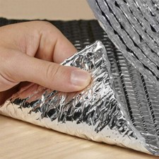 Double Aluminium Bubble Foil Insulation for Loft Wall Floor Boat Caravan Shed UK