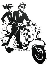 Ska scooter shaped vinyl - ska,