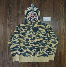 Bape Shark Hoodie 1st Camo