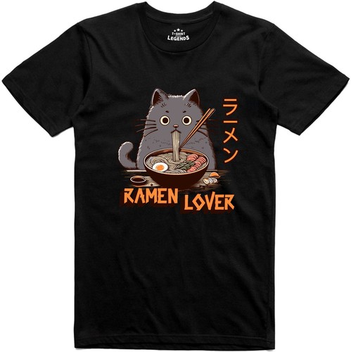 Shirt funny cat ramen - cat,