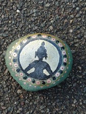 Hand Painted Meditation Stone
