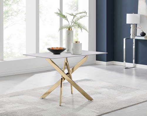 Leonardo white glass - glass, marble