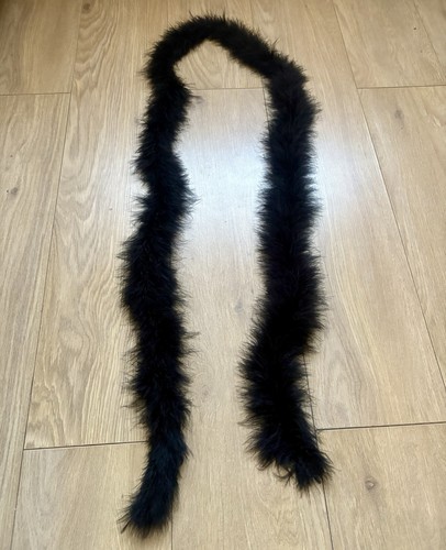 Black marabou feather boa - feather,