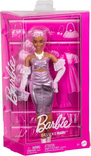 Glossy pink dress - pink,