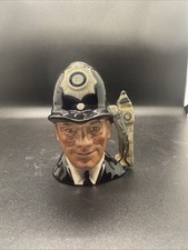 Vintage Royal Doulton The London Bobby 1985 British Police Officer Big Ben 3”