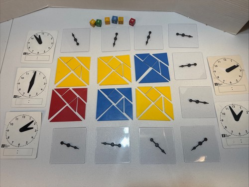 Math manipulative lot tangram - math,
