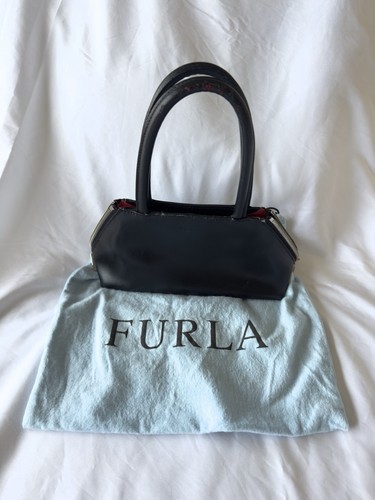 Vintage furla black leather - furla,