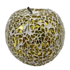 Mosaic Glass Apple (Gold) Home