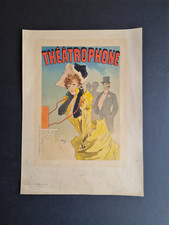 Antique 1895 print - Les