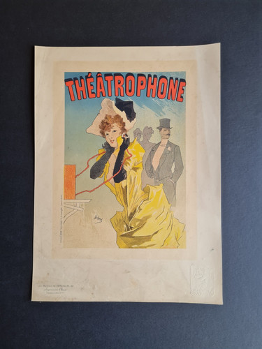 Antique 1895 print - -, les