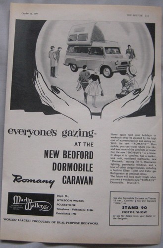1960 dormobile romany caravan - romany,