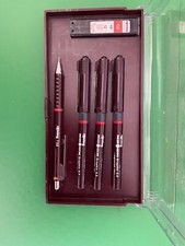 Classic vintage Rotring pens and pencil.