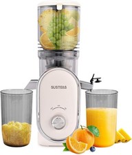 Cold Press Juicer – 300W Slow Masticating Machine with 300W with Feed Chute.