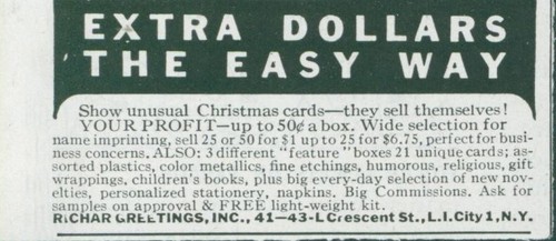 1950 richar greetings - greetings, sell