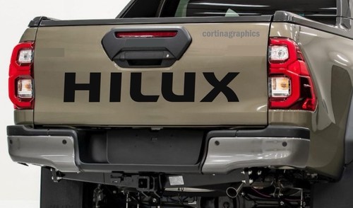 Toyota hilux tailgate sticker - toyota,