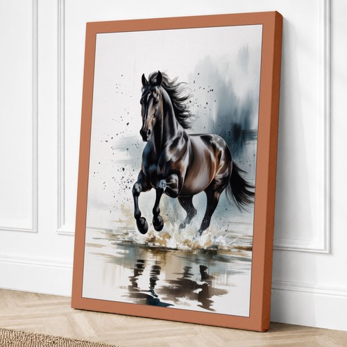 Galloping horse modern - galloping,