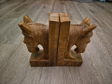 Vintage Wooden Horse Head Book