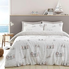 Beach Huts Duvet Cover