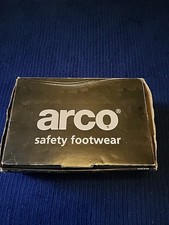 Arco 6476 Safety Boots Steel Toe Cap Boots Black UK Size 8 NEW(B4R1)W3