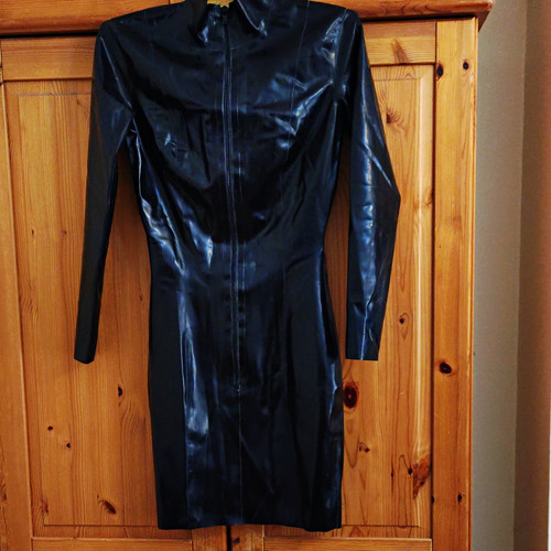 Skin two black latex - skin, bodycon