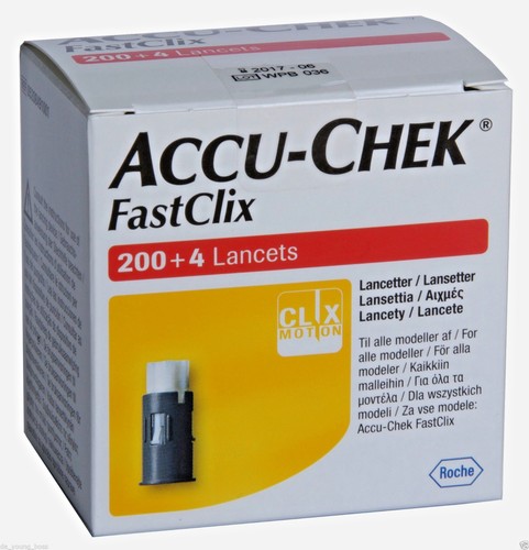 Accu chek fastclix lancets box - fastclix,