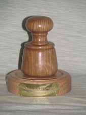  LIGHT OAK WOOD PALM POCKET