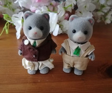 Sylvanian Families Bus Driver and Conductor Figures Calico Critters