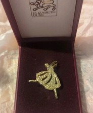 Vintage Ballerina Dance Brooch