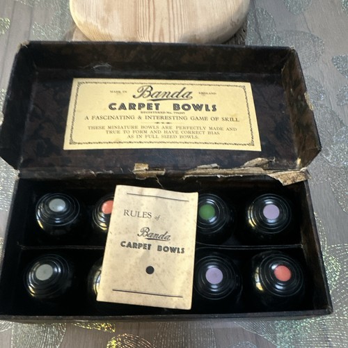 Banda carpet bowls pre 1950 - banda, pre-1950