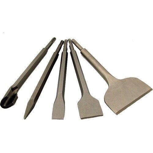 5pc sds chisels inc 80mm - 5pc, sds+