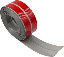 Flexible PVC Skirting Board Roll - Self Adhesive Wall Molding Trim 6m x 18+18 mm