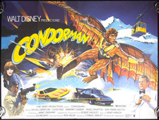 Condorman ORIGINAL Quad Film