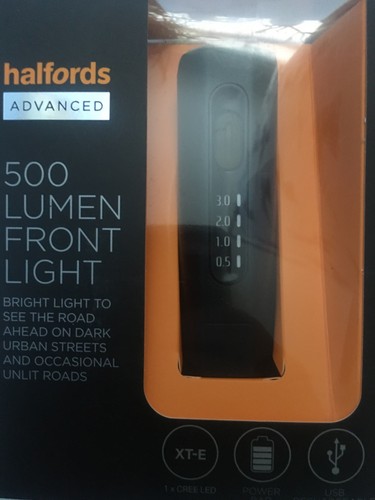500 lumens front light - 500,