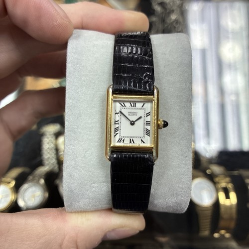Seiko ladies tank - watch, roman