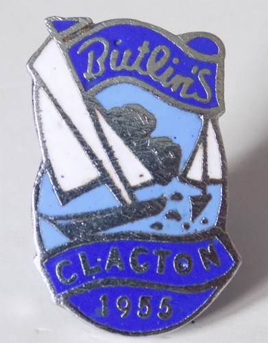 Butlins holiday camp badge - butlins,