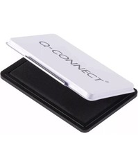 Q-Connect Medium Stamp Pad Black (110 x 70mm) Black Stamp Pad