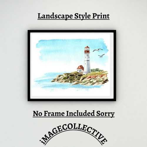 Beach seaside print picture - beach, a4