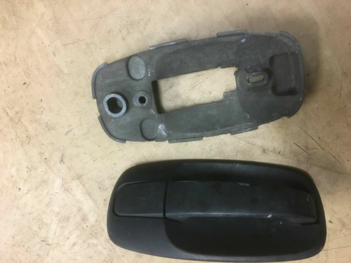 Rear door handle metal - rear,