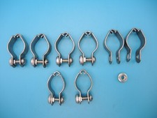 STURMEY ARCHER CHAINSTAY FULCRUM CLIPS JOBLOT 6x 17.9mm + 2x 15.9mm INC 6x SCREW